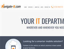 Tablet Screenshot of navigate-it.com